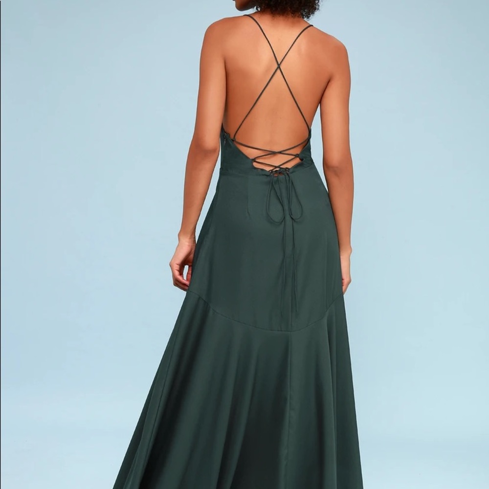Lulus Ruffled Maxi Dress - Picture 3 of 4